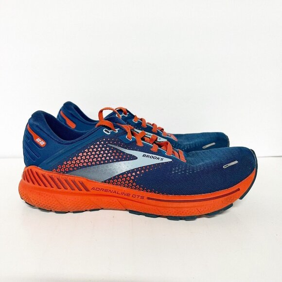Brooks Mens Adrenaline GTS 22 1103661D404 Blue Running Shoes Sneakers Size 10 D - Picture 1 of 10